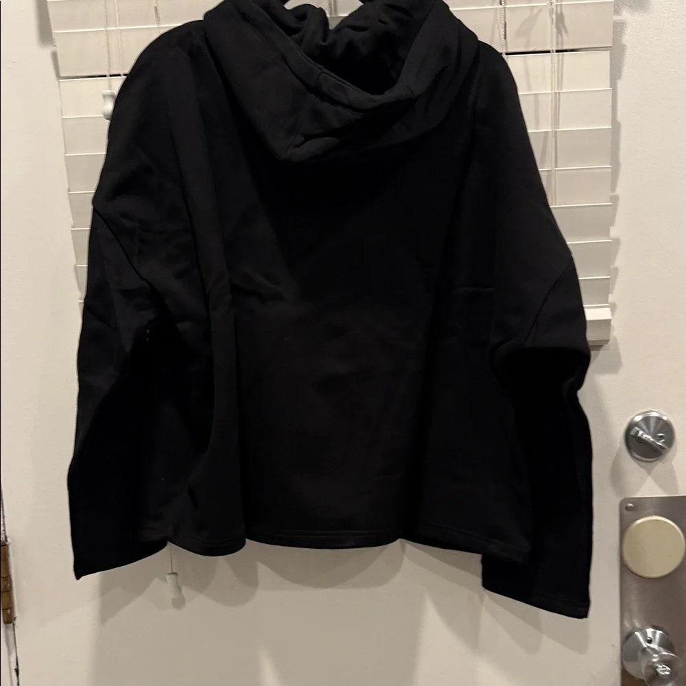 Joe Fresh Black Hoodie with Artistic Dog Design